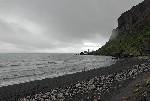 Вулканический пляж городка Vik