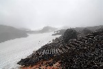 Ледник Sólheimajökull встретил адским туманом. Кадр подходит к какому-нить психологическому ужастику.